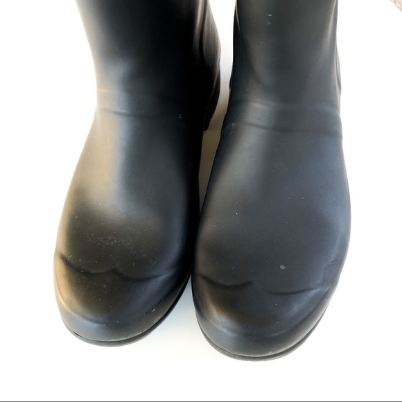 Hunter Matte Black Tall Boots | Size 9 - Picture 4 of 11